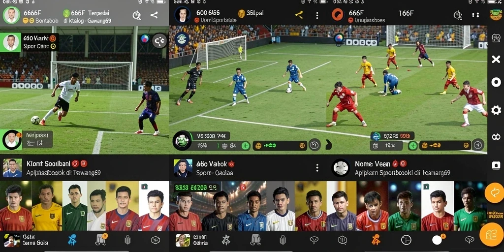 Tampilan gameplay menarik dan interaktif dalam 666F.