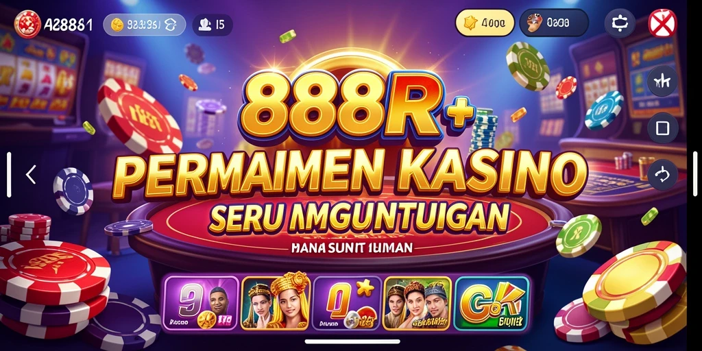 Screenshot gameplay 888R menampilkan keseruan permainan Kasino.