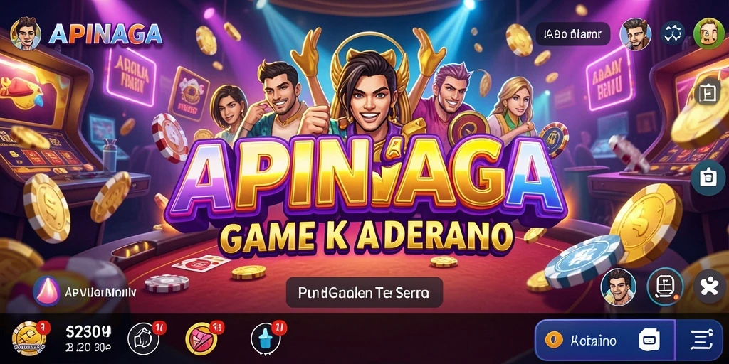 Tampilan menarik dari gameplay APINAGA yang mendebarkan.