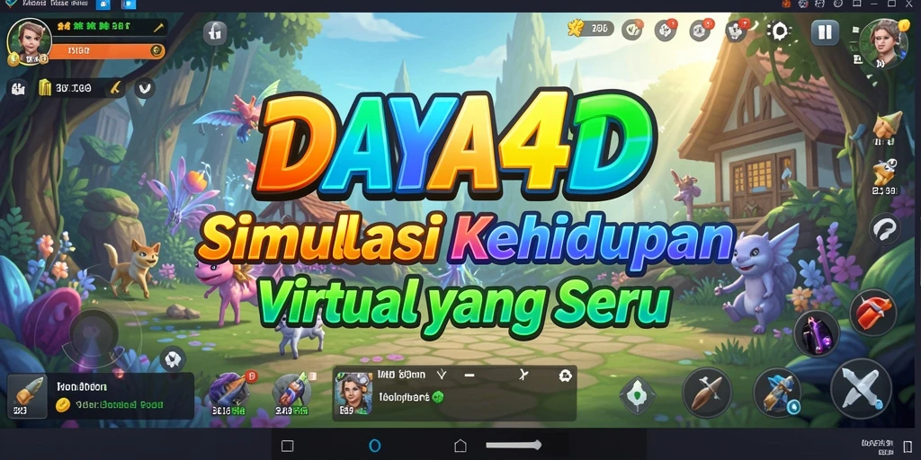 Tampilan gameplay DAYA4D yang menarik dan interaktif.