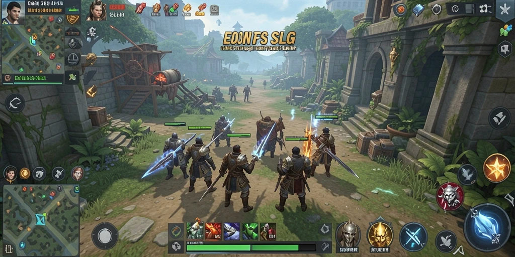 Tampilan menarik dari gameplay SLG EOS77 dengan strategi mendalam.