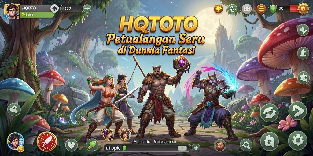 Tangkapan layar dari gameplay HQTOTO yang menunjukkan pertempuran mendebarkan.
