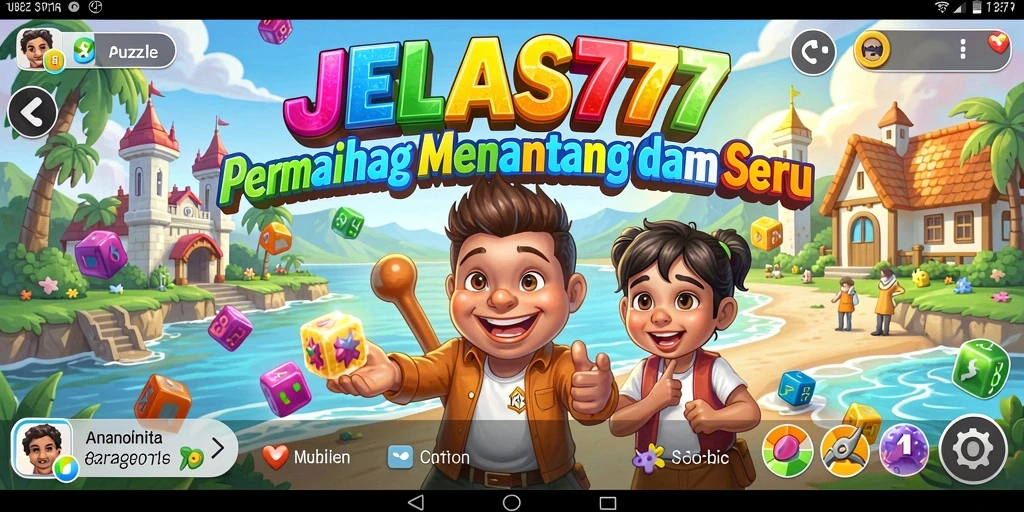 Screenshot gameplay menunjukkan tantangan Puzzle yang menarik.