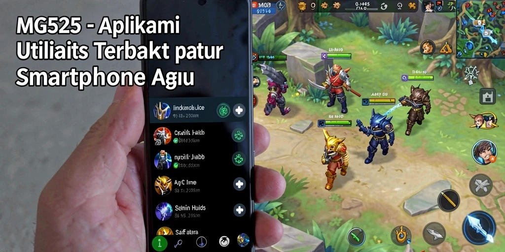 Tampilan antarmuka MG525 yang intuitif dan menarik untuk digunakan.