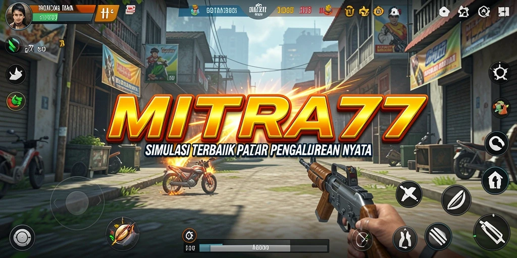 Tampilan gameplay menarik dari MITRA77 yang penuh interaksi.
