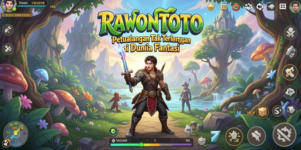 Tampilan gameplay unik dan menakjubkan dalam petualangan RAWONTOTO.